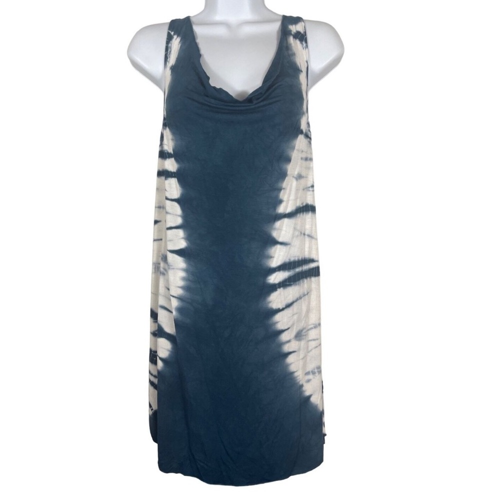 CHASER-NWT- medium blue and white dress